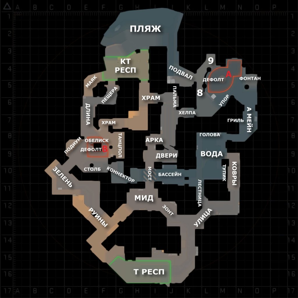 Все точки на Анубисе на русском