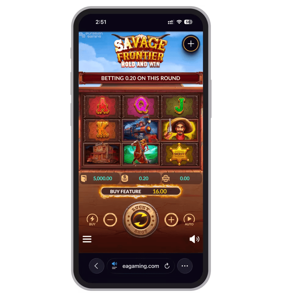 Savage Frontier Hold and Win