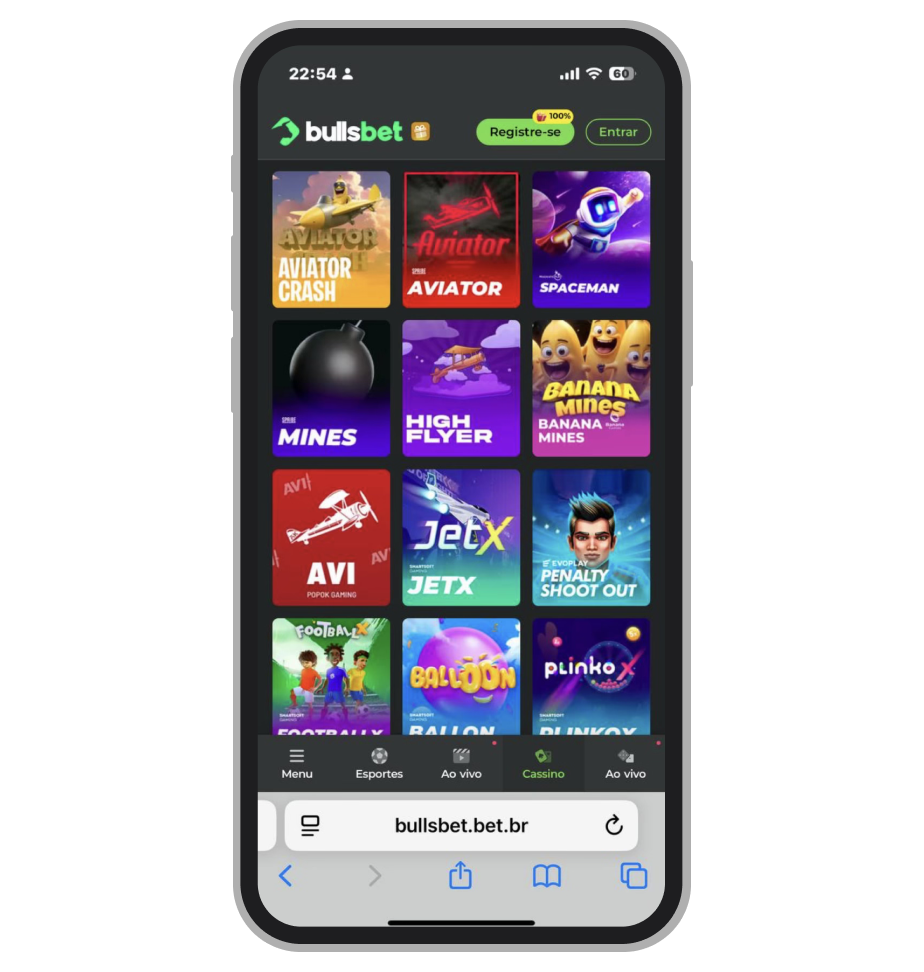 Os jogos Crash disponíveis na plataforma