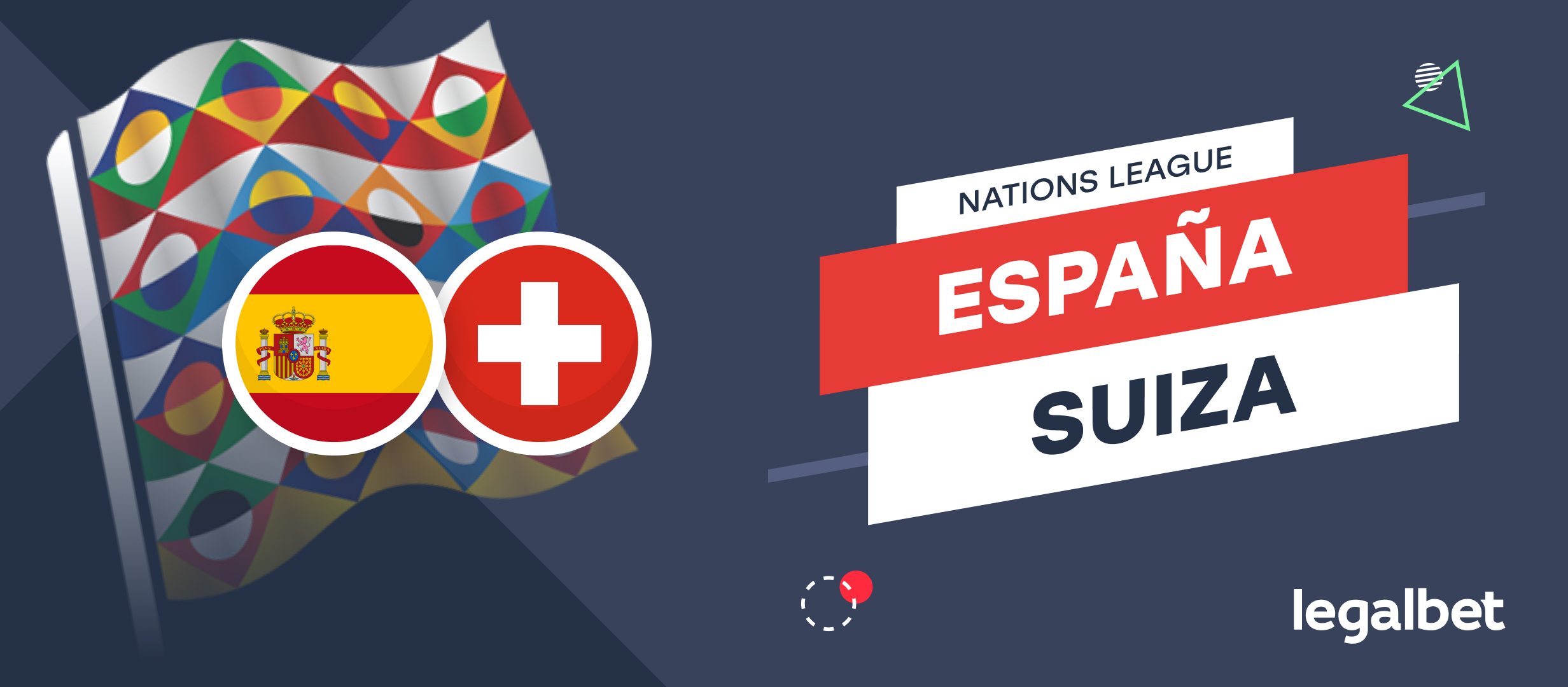 Apuestas y cuotas España - Suiza, Nations League 2022