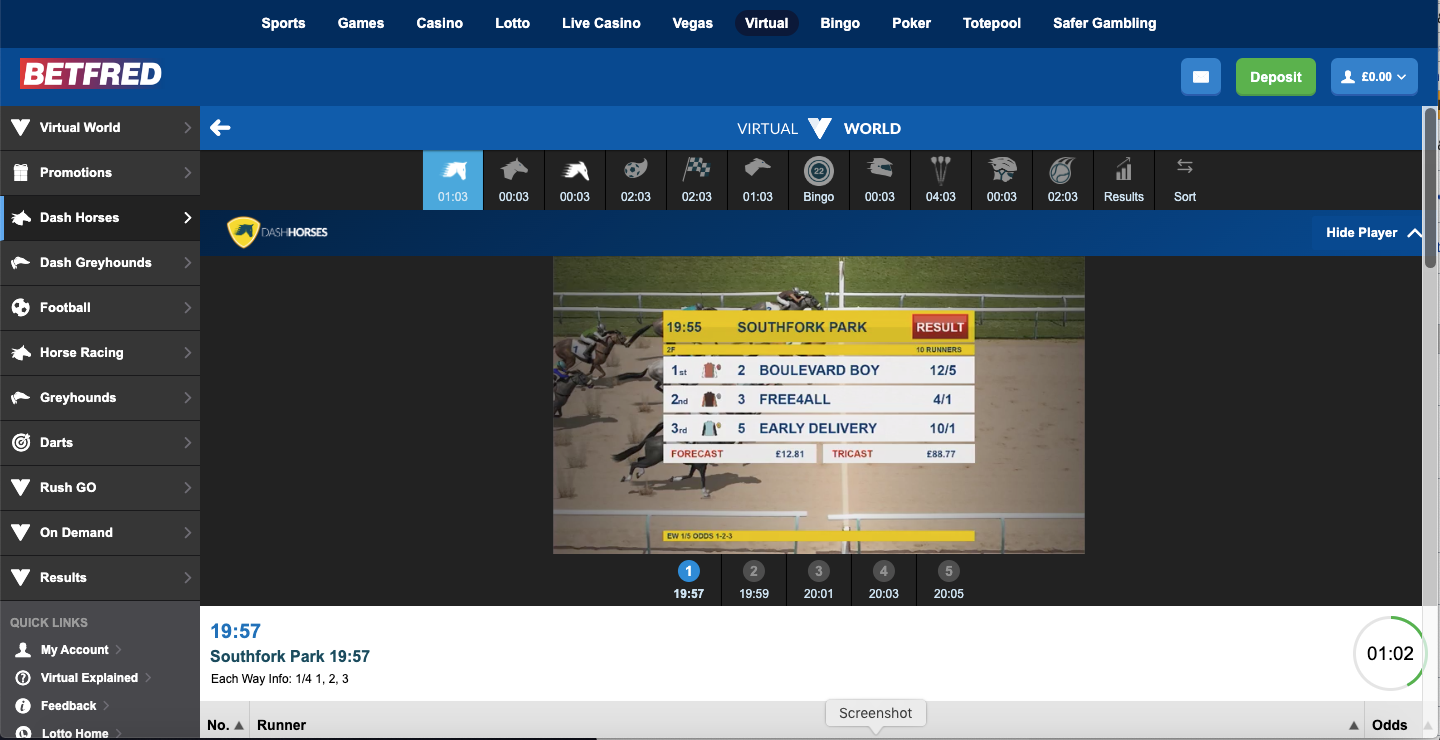 How To Bet On Virtual Horse Racing