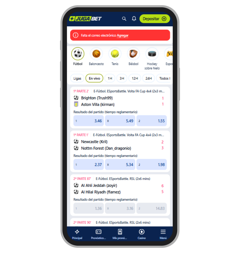 Pronósticos deportivos en Jugabet MX