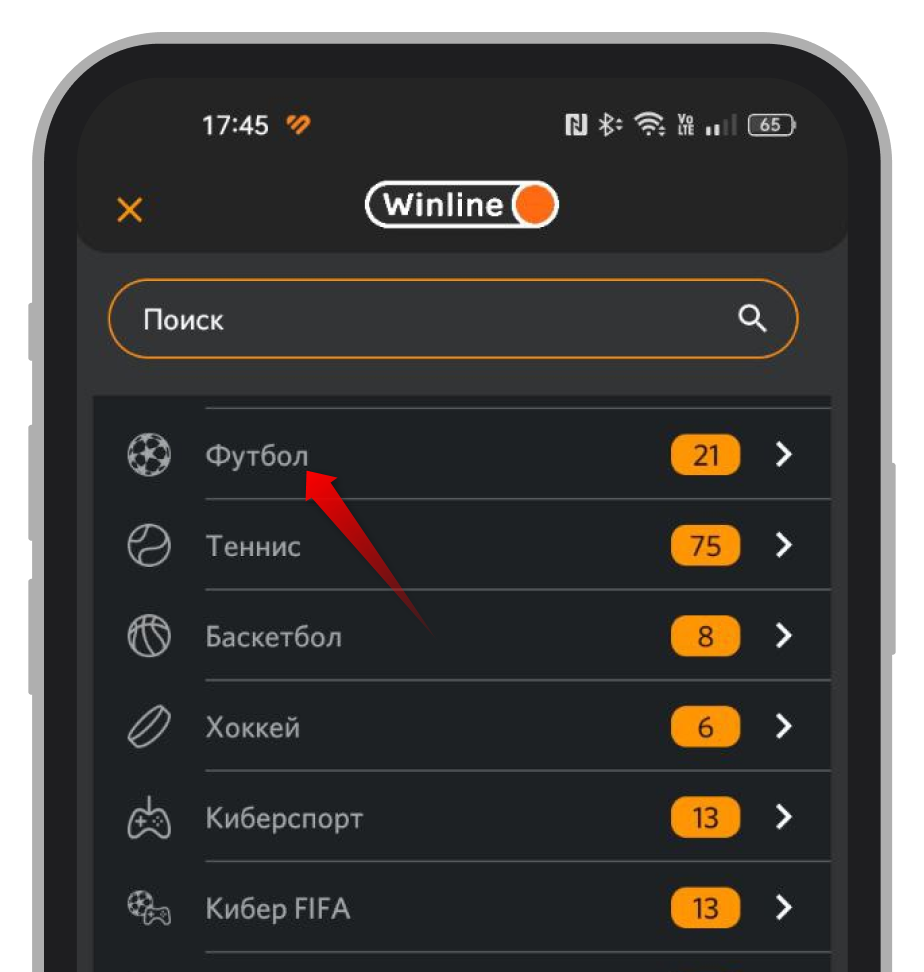 Выбор вида спорта