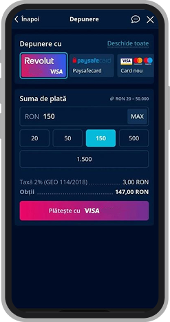 Opțiuni de depunere MrBit Casino