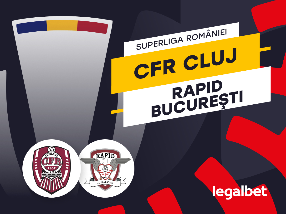 Karbacher: CFR Cluj - Rapid Bucuresti: Ponturi si cote la pariuri.