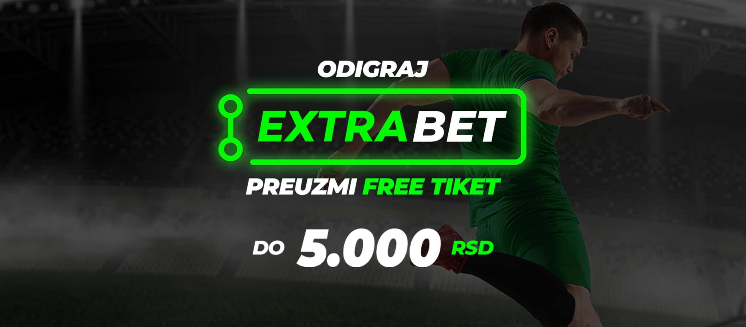 Bonus SoccerBet 5000 RSD.