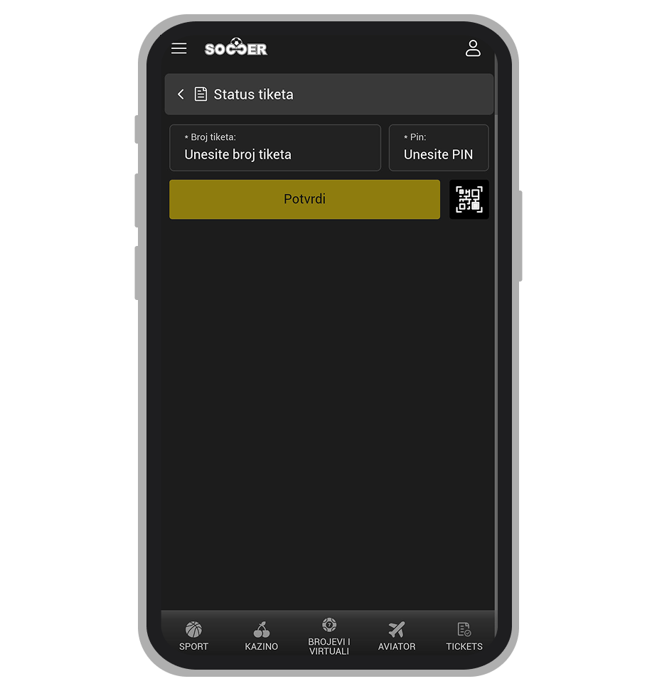 SoccerBet provera tiketa