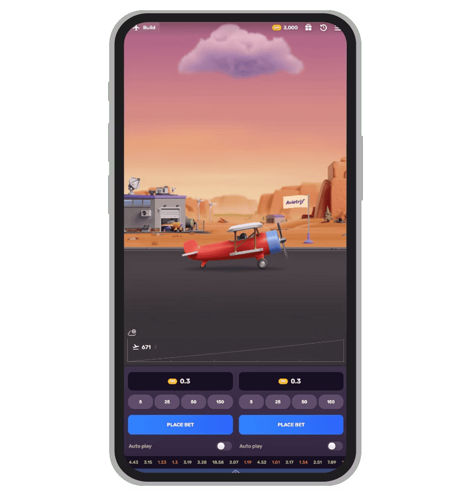 Aviatrix na 1xBet Kazinu