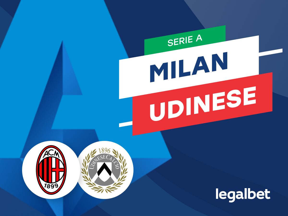 Maraz: AC Milan - Udinese | Cote la pariuri, ponturi si informatii.
