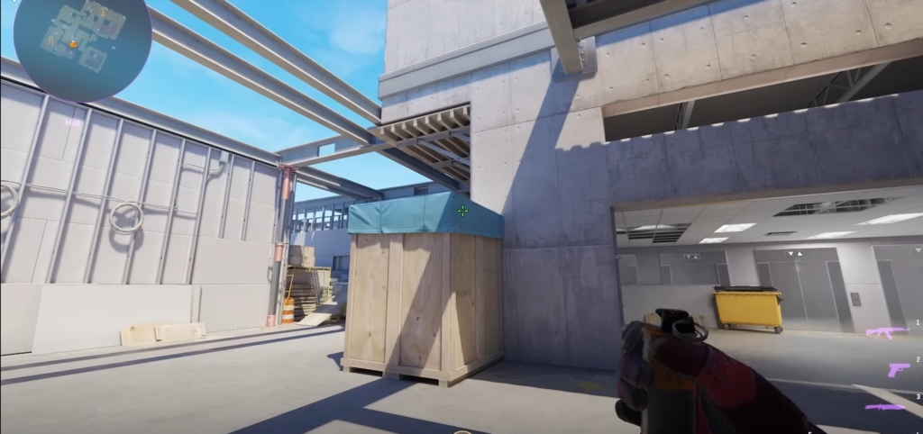 Смок с мида на КТ-спавн