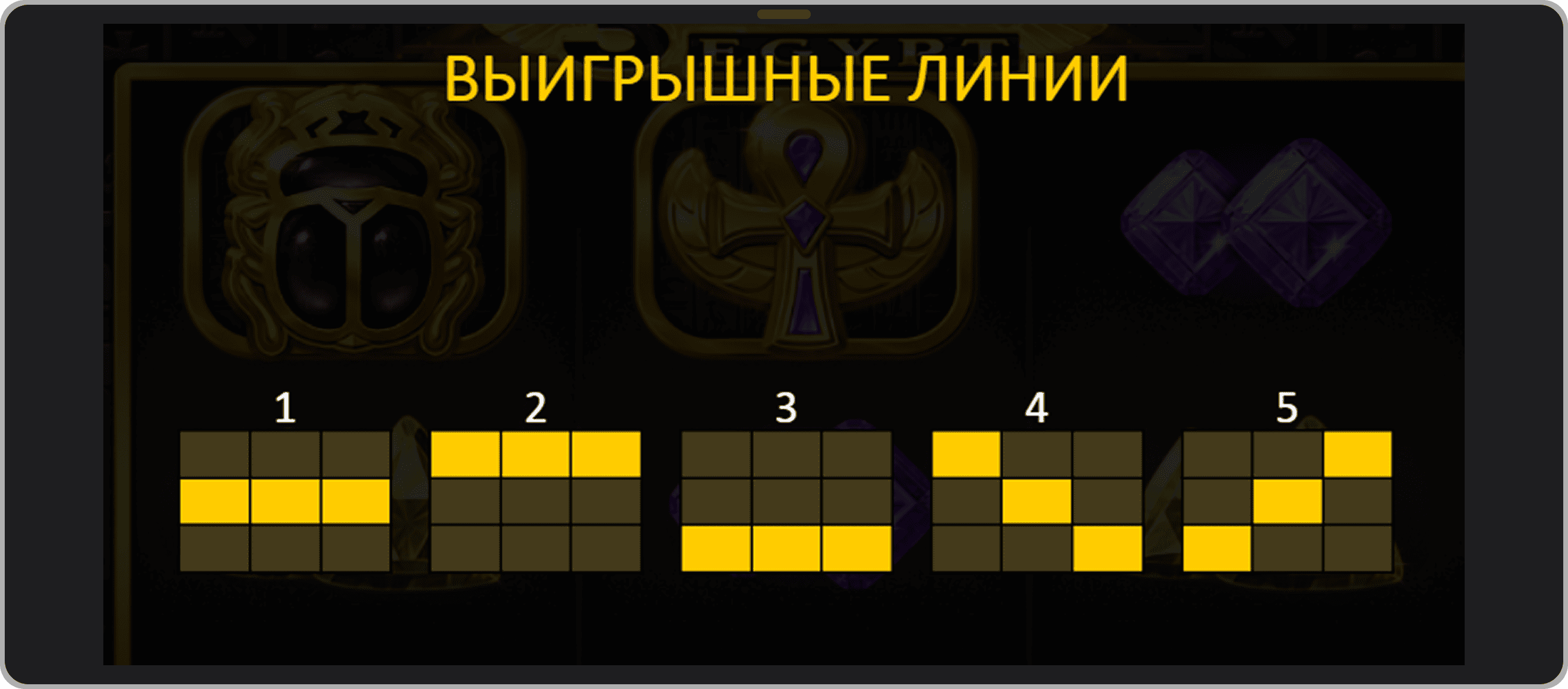 Линии выплат