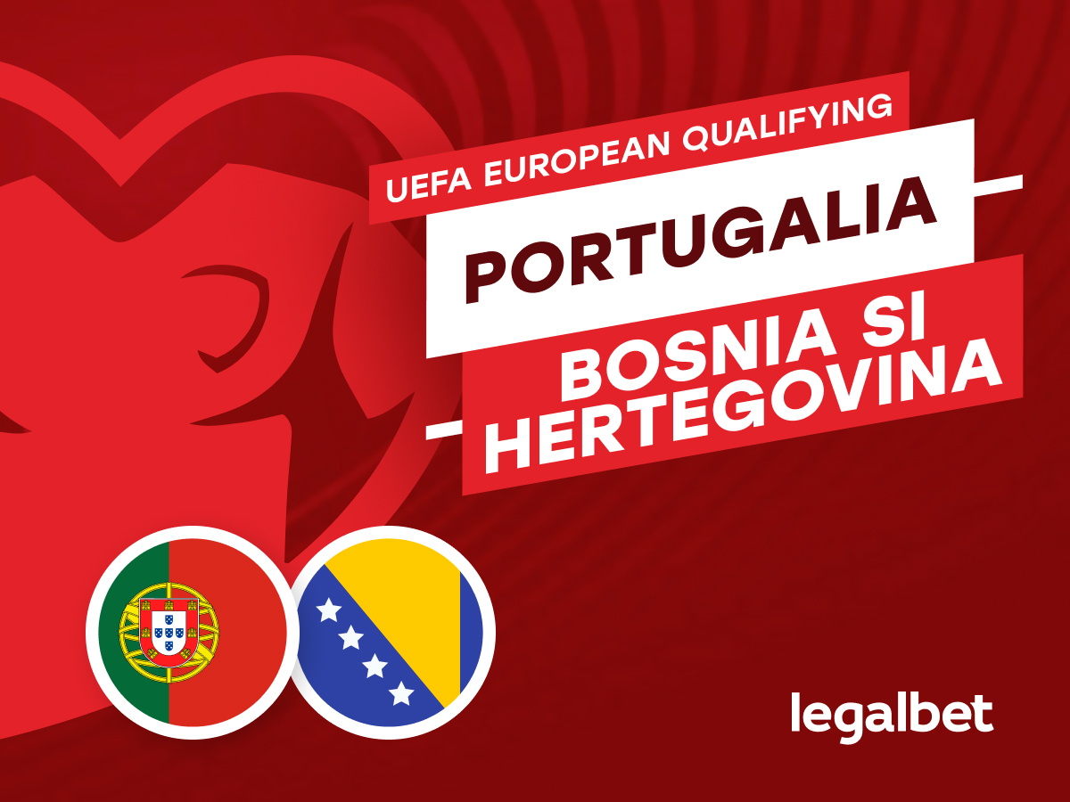 Portugalia - Bosnia: cote la pariuri si pronostic