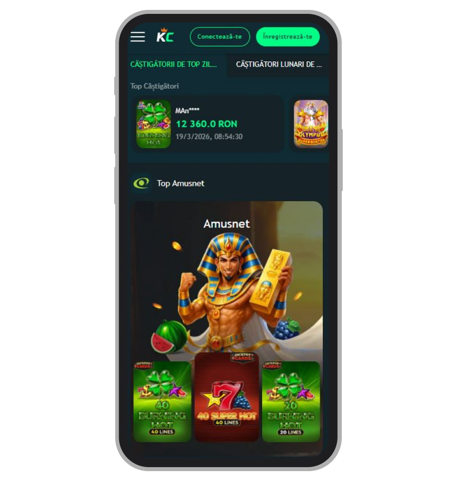 Versiunea de mobil King Casino