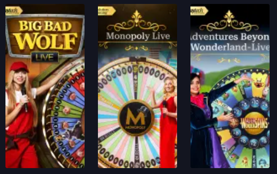 Game Shows at Vegas Mobile Casino