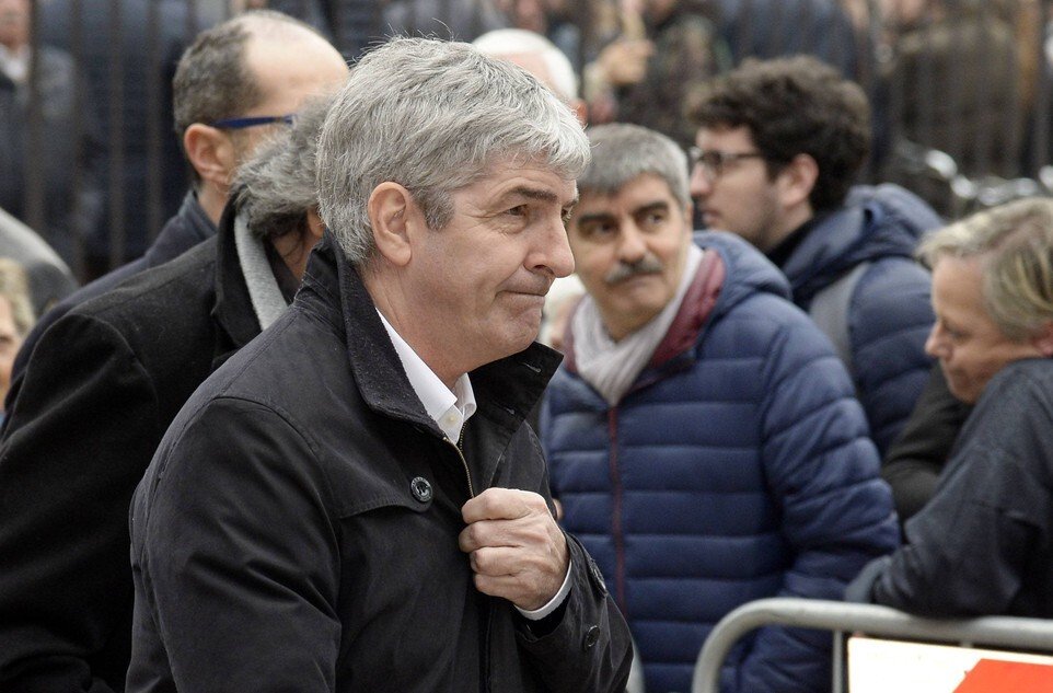 Фото: Mailand 05 04 2016 Beerdigung von Cesare Maldini Paolo Rossi PUBLICATIONxNOTxINxITA