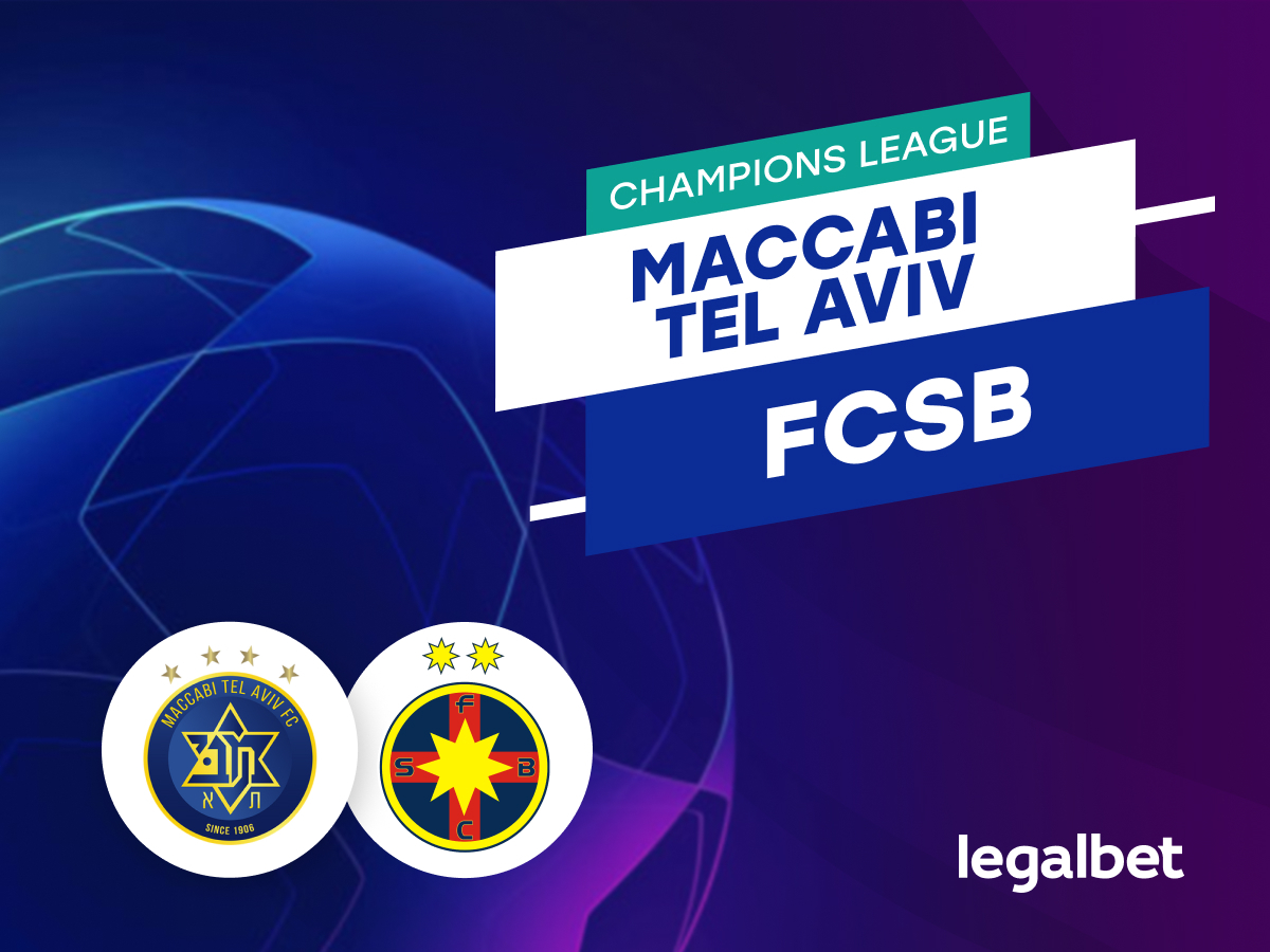 Karbacher: Maccabi Tel Aviv - FCSB: Ponturi si cote la pariuri.