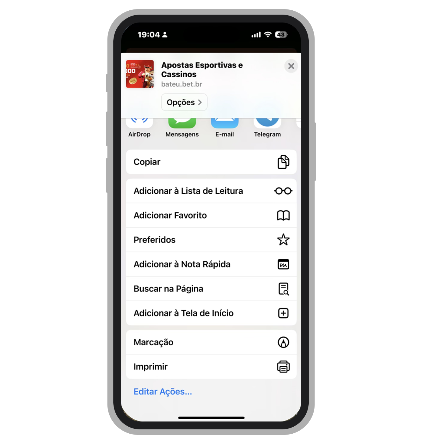 Você pode criar atalho no seu iPhone para facilitar acesso a plataforma