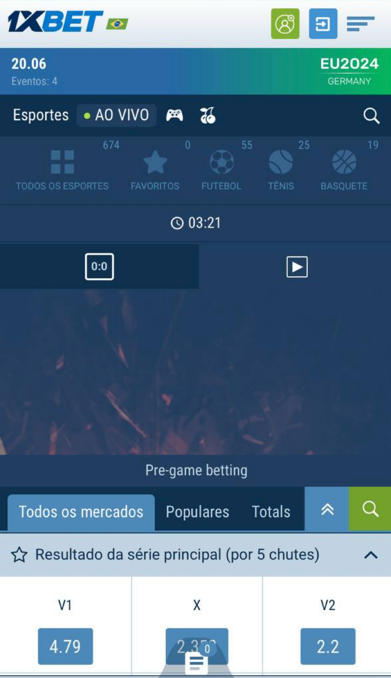 1xBet é uma das principais casas de apostas em FIFA.