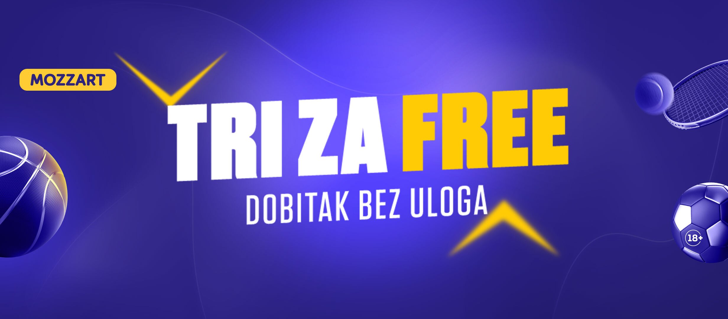 Freebet Mozzart Bet 10000 RSD.