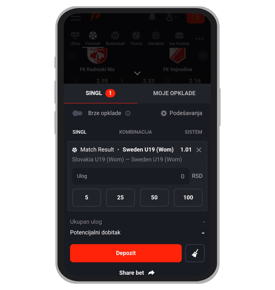 Tiket u Primobet
