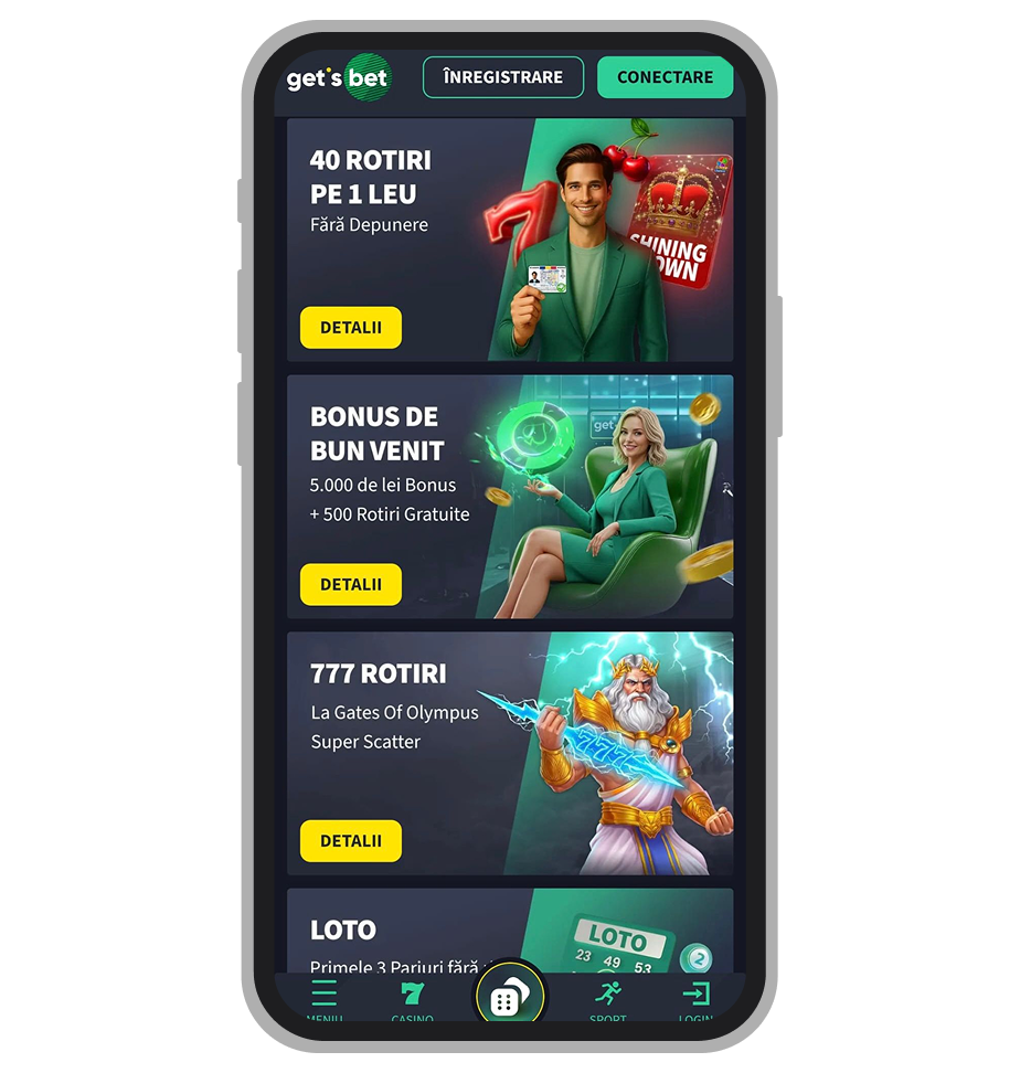 Pagina de promoții Get’s Bet Casino