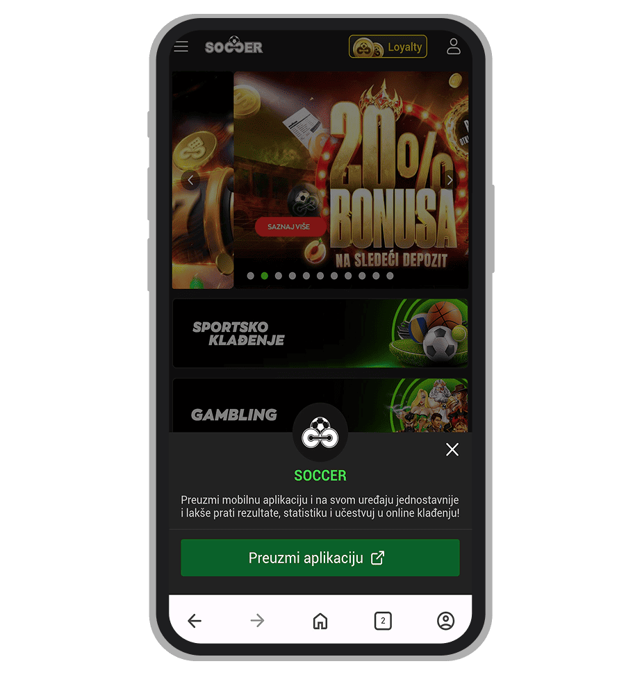 Soccerbet aplikacija