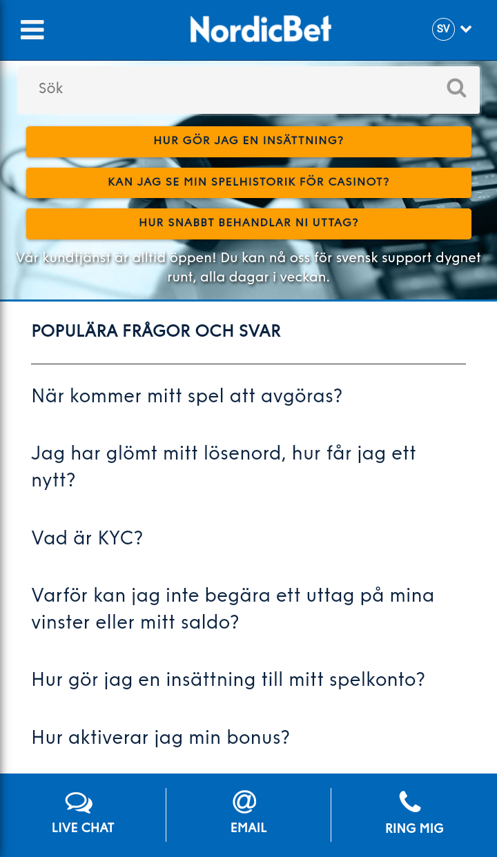 Hjälpcenter