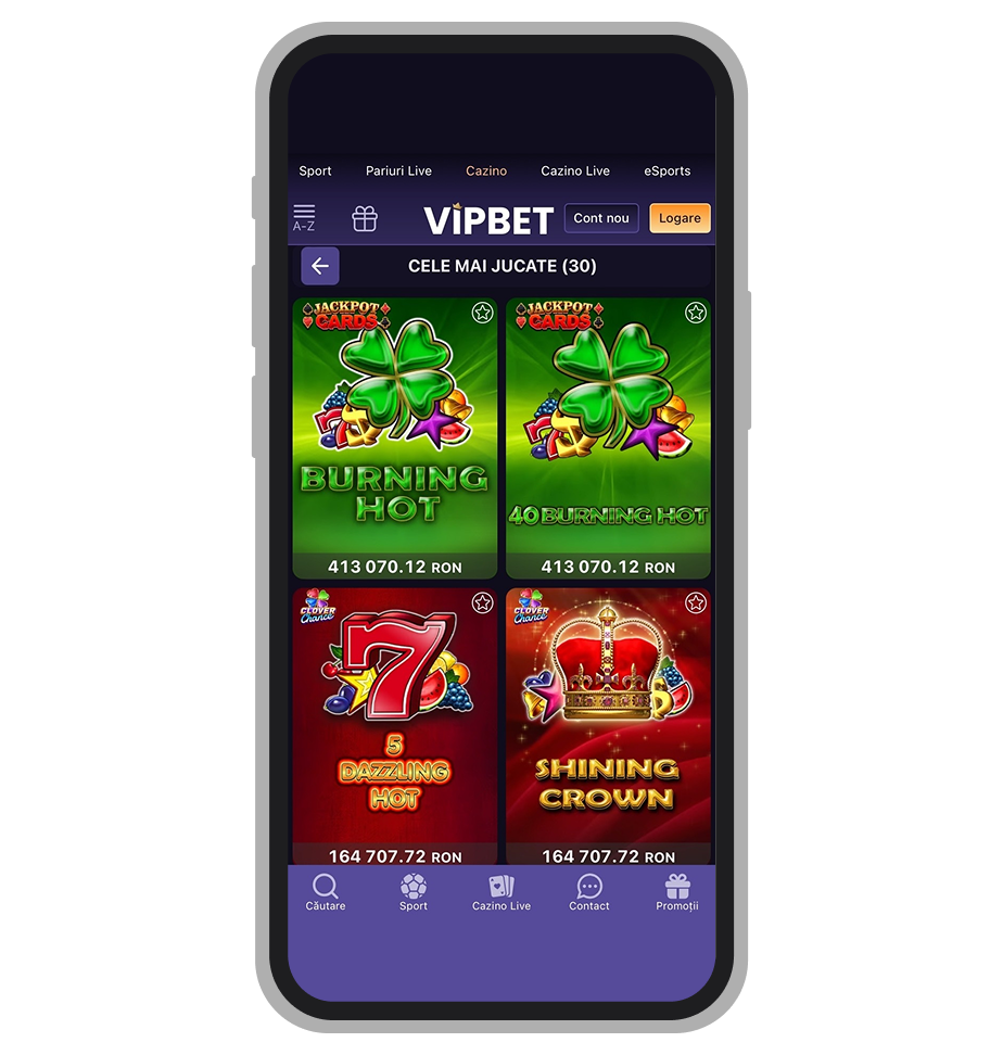 Cele mai jucate jocuri la Vipbet