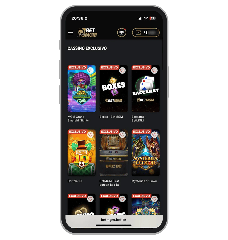 Os jogos exclusivos disponíveis na BetMGM