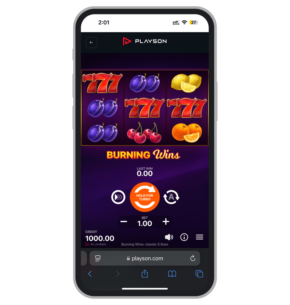 Burning Wins: Classic 5 Lines