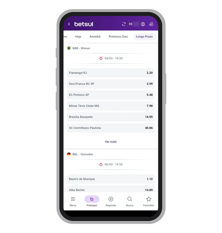 Apostas de longo prazo