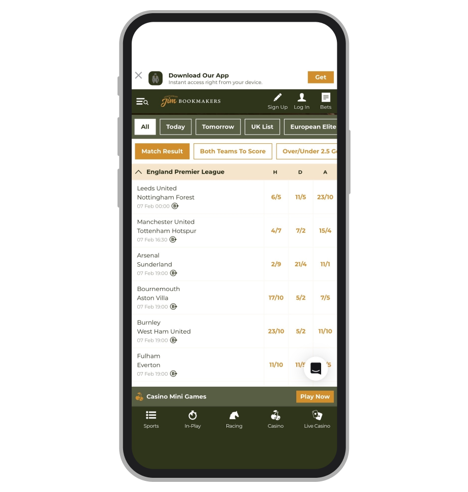 Gentleman Jim Odds