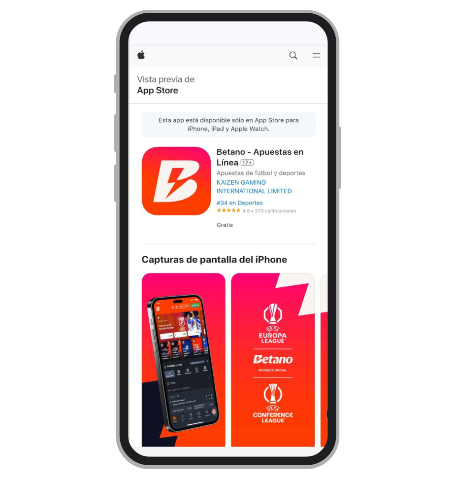 Descarga desde la App Store