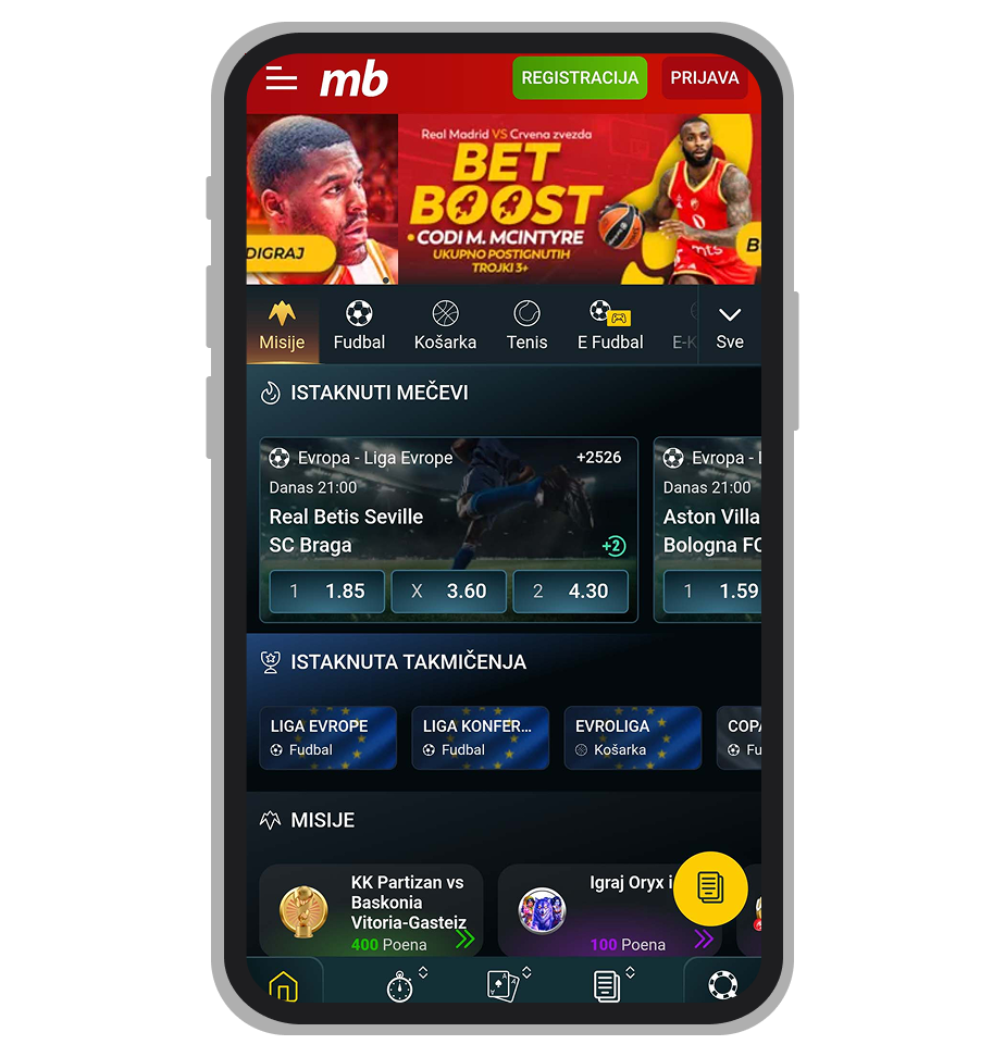 Meridian Bet sajt