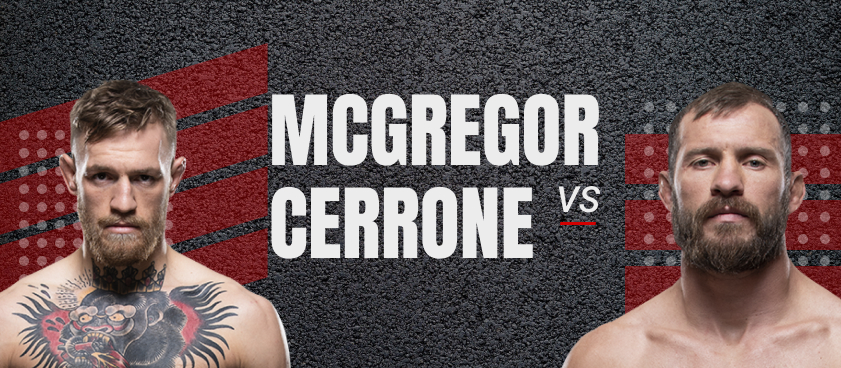 McGregor vs Cerrone: Η επιστροφή του McGregor στο κλουβί είναι γεγονός