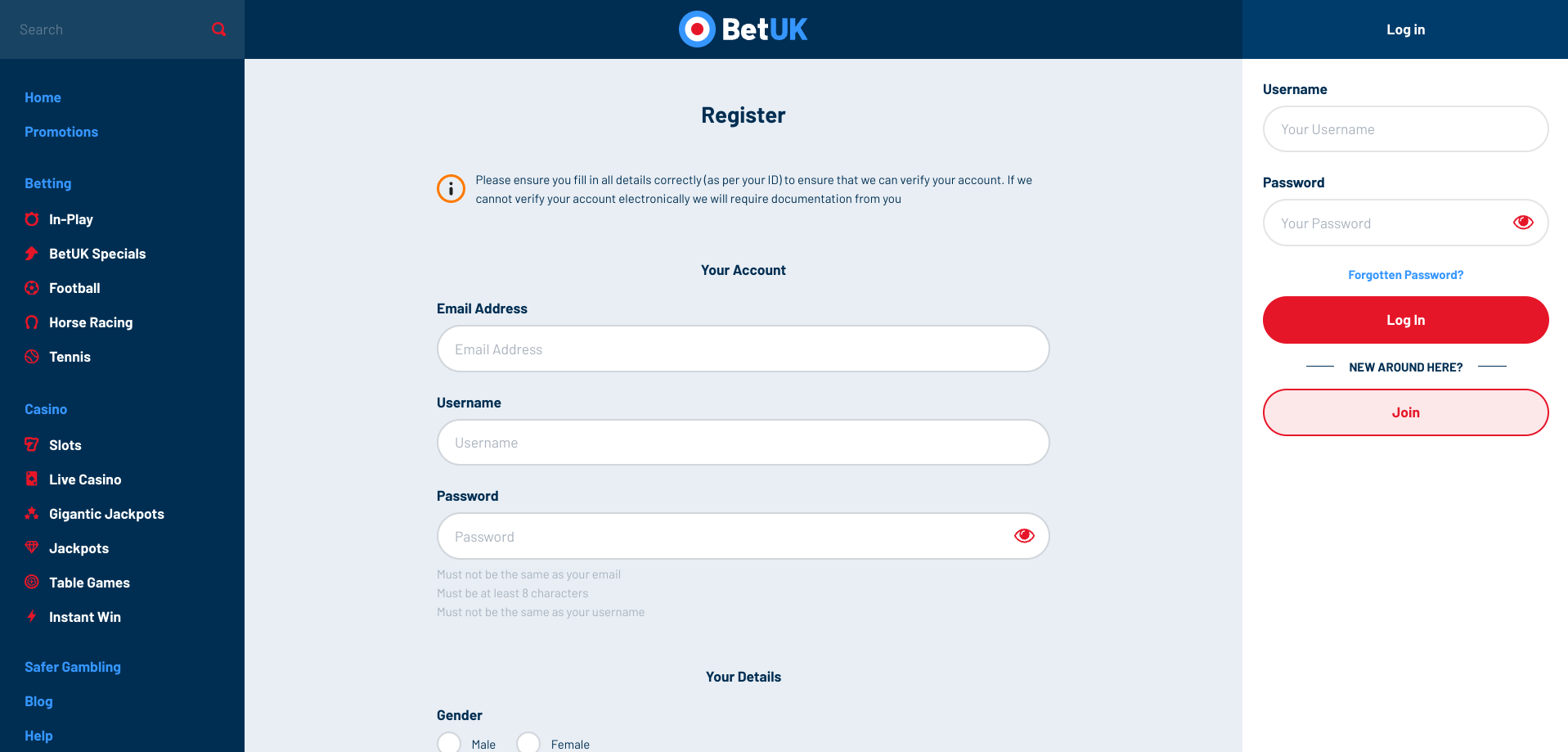 How to claim Free bets at Bet UK