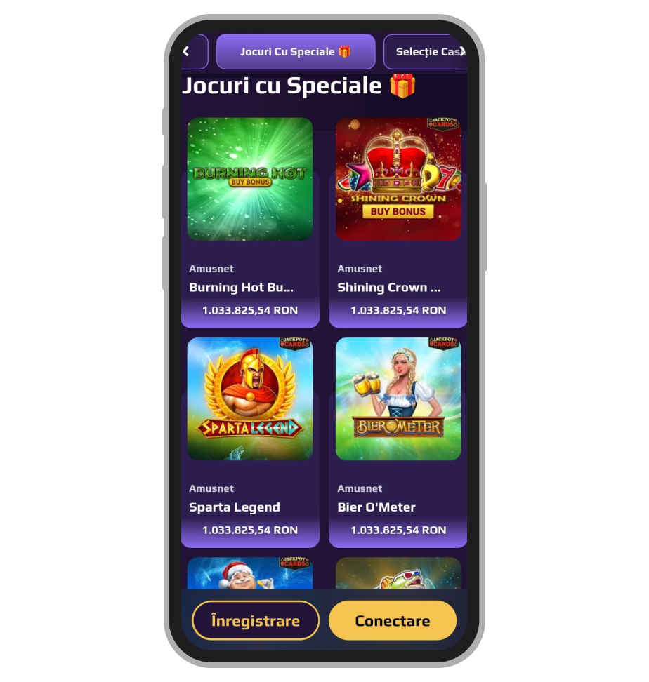 Jocuri cu speciale Casino Royale