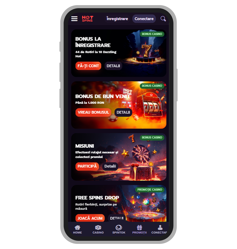 Promoții la Hot Spins
