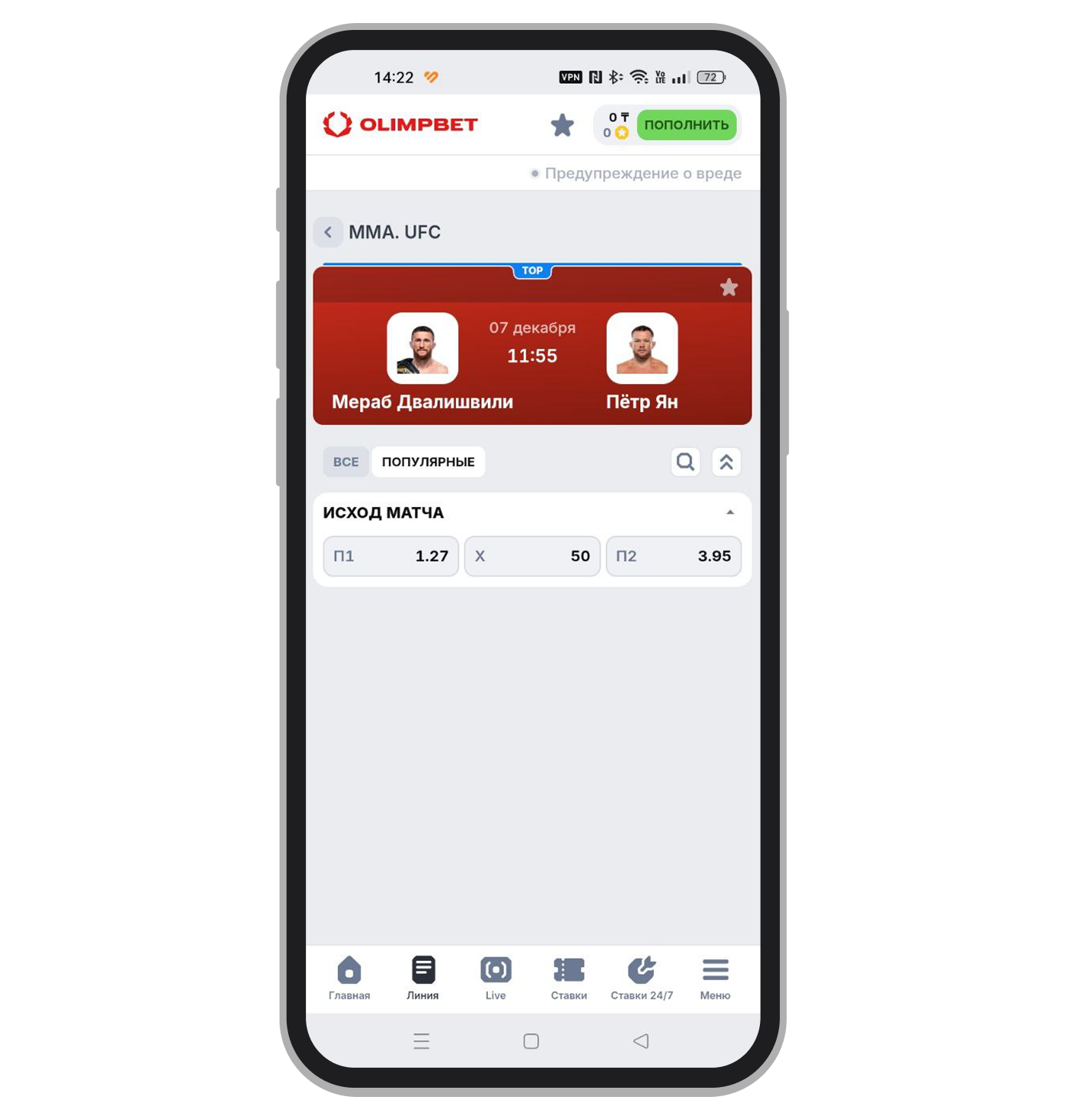 Пример росписи более позднего боя