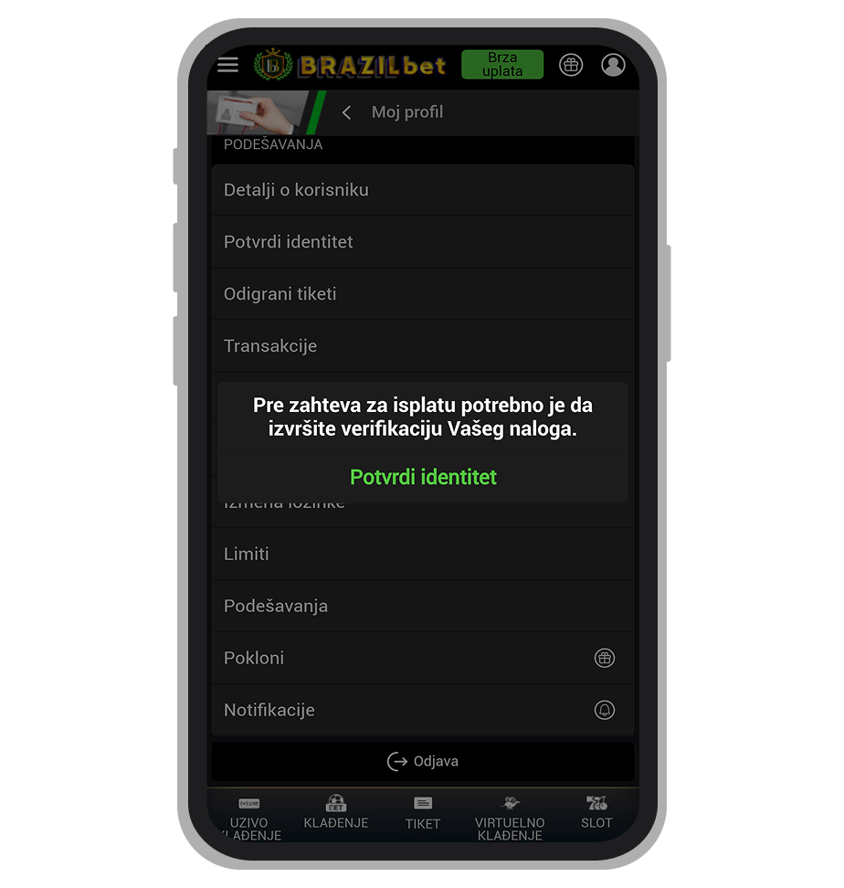 Brazilbet isplata