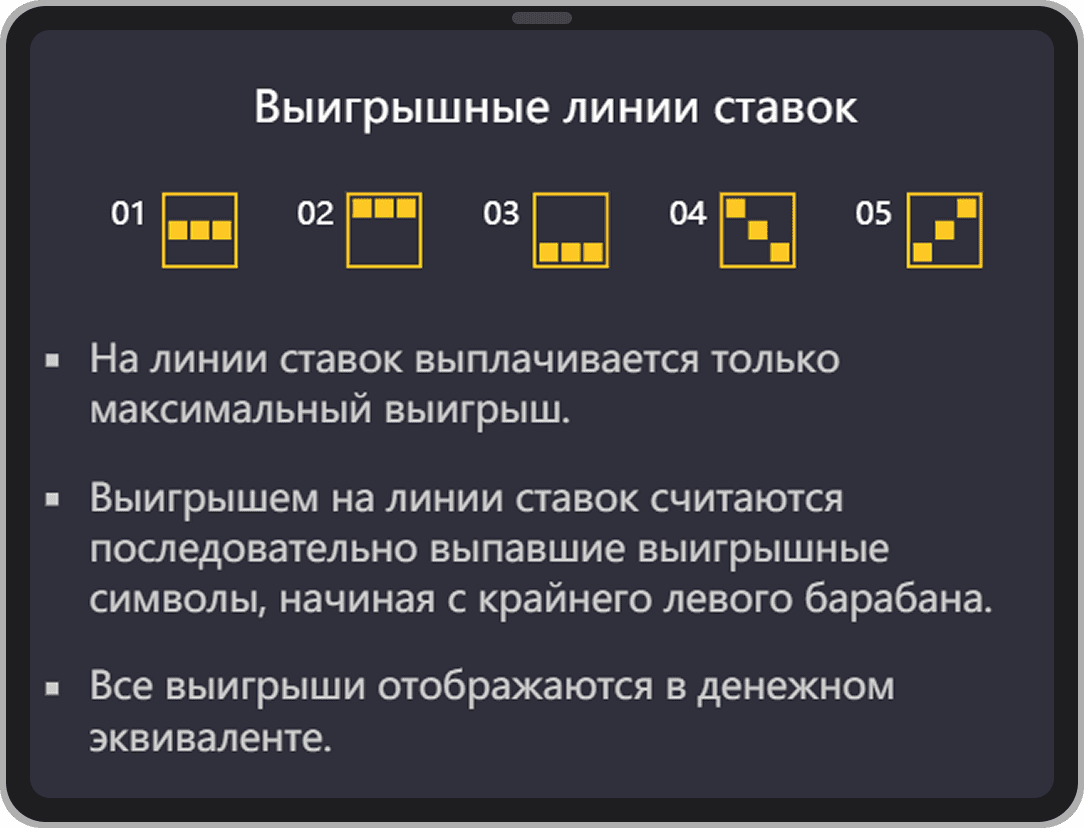 Скриншот с правилами