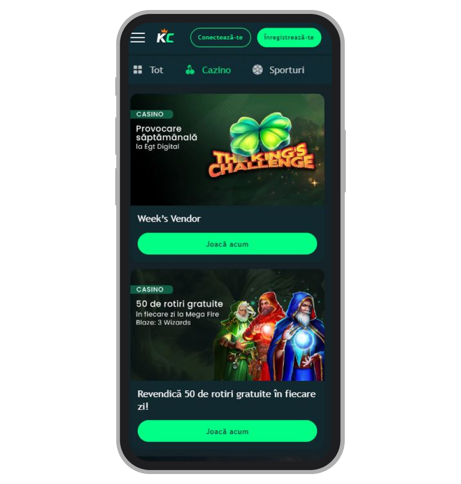 Bonusuri și promoții King Casino
