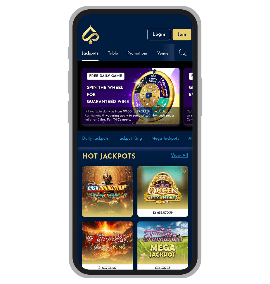 Jackpot page