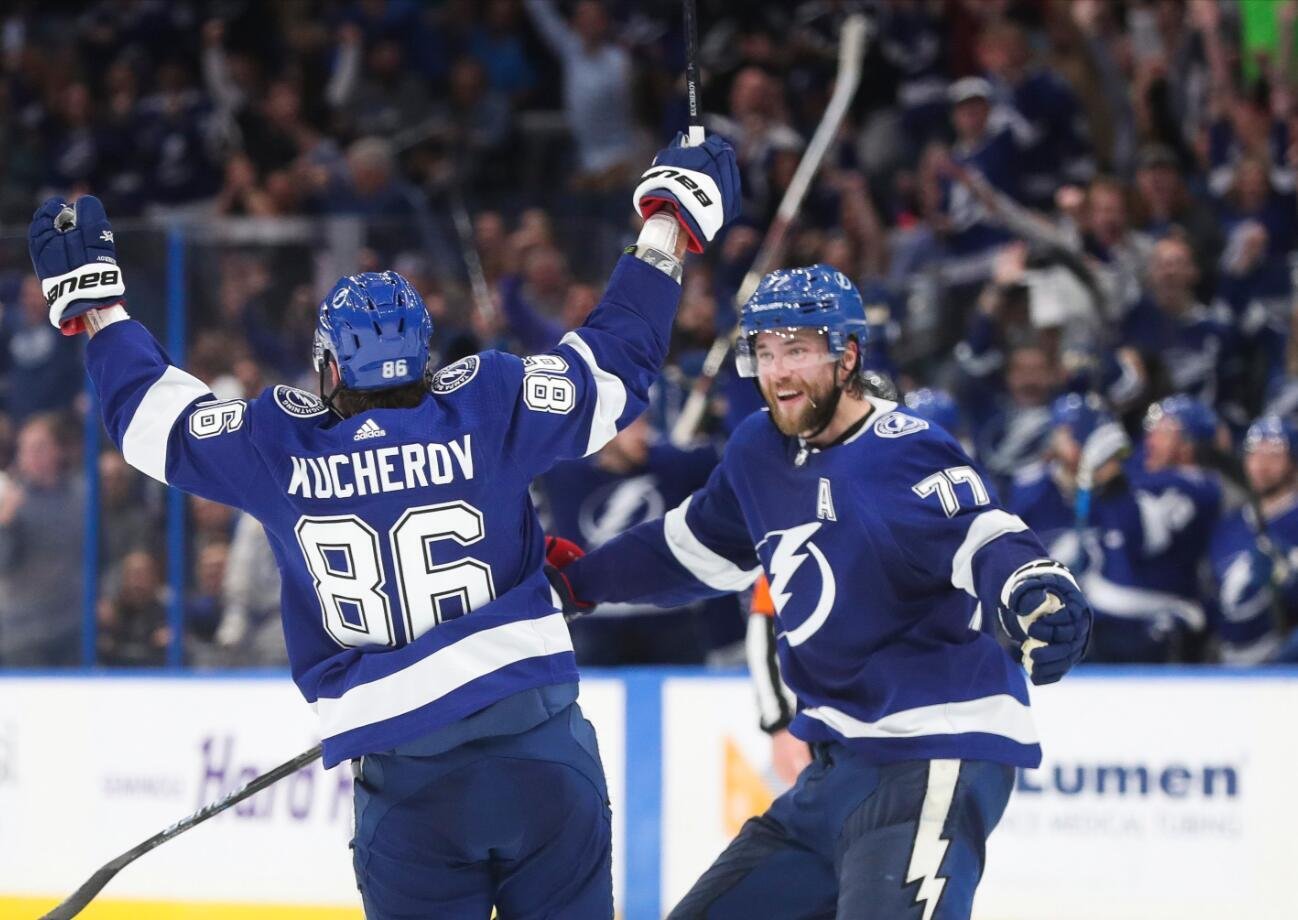 Четыре очка Кучерова принесли «Тампе» волевую победу над «Баффало» в матче НХЛ.