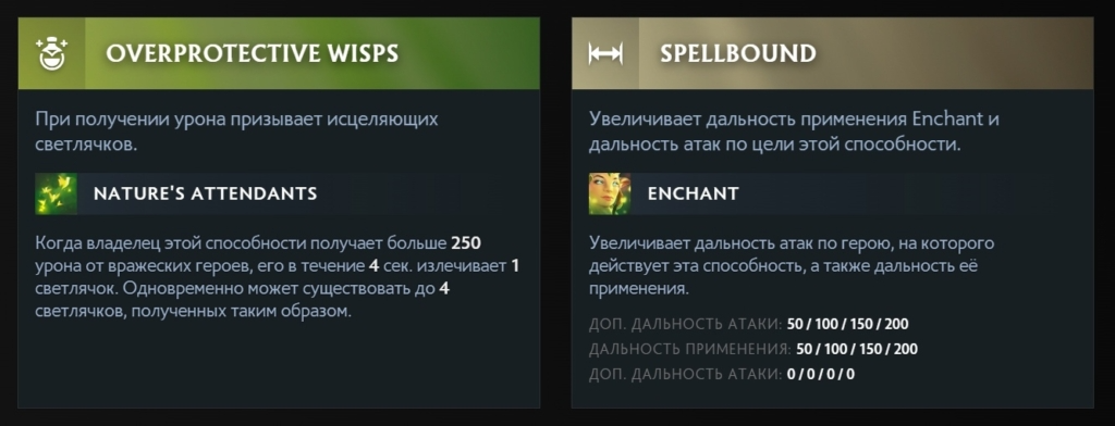 Аспекты Энчантрес