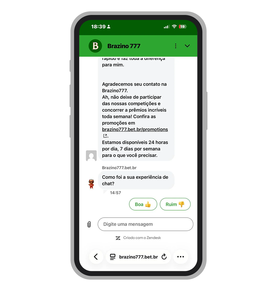 Pode fazer a sua pergunta no chat ao vivoP