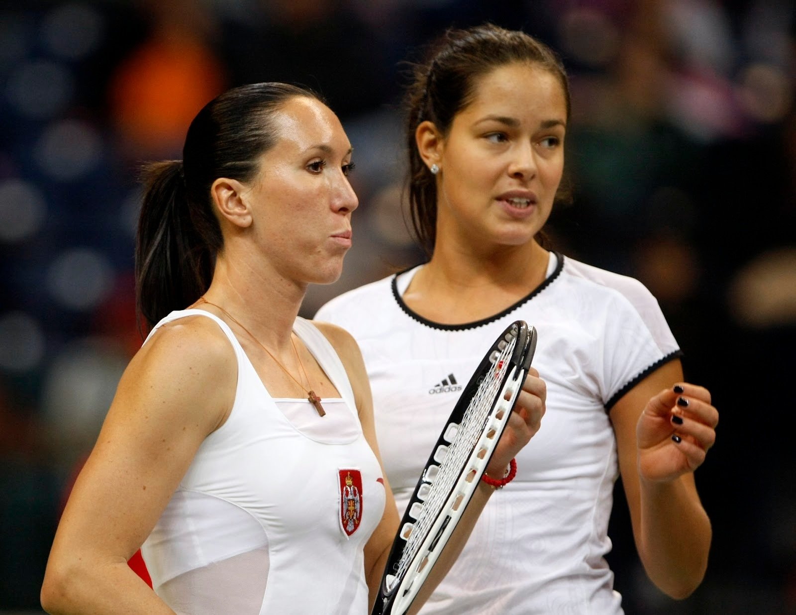 Ana Ivanović and Jelena Janković