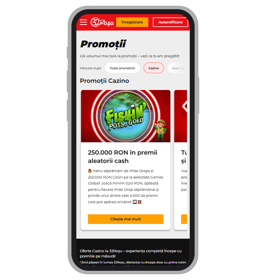 Promoții la 32Roșu