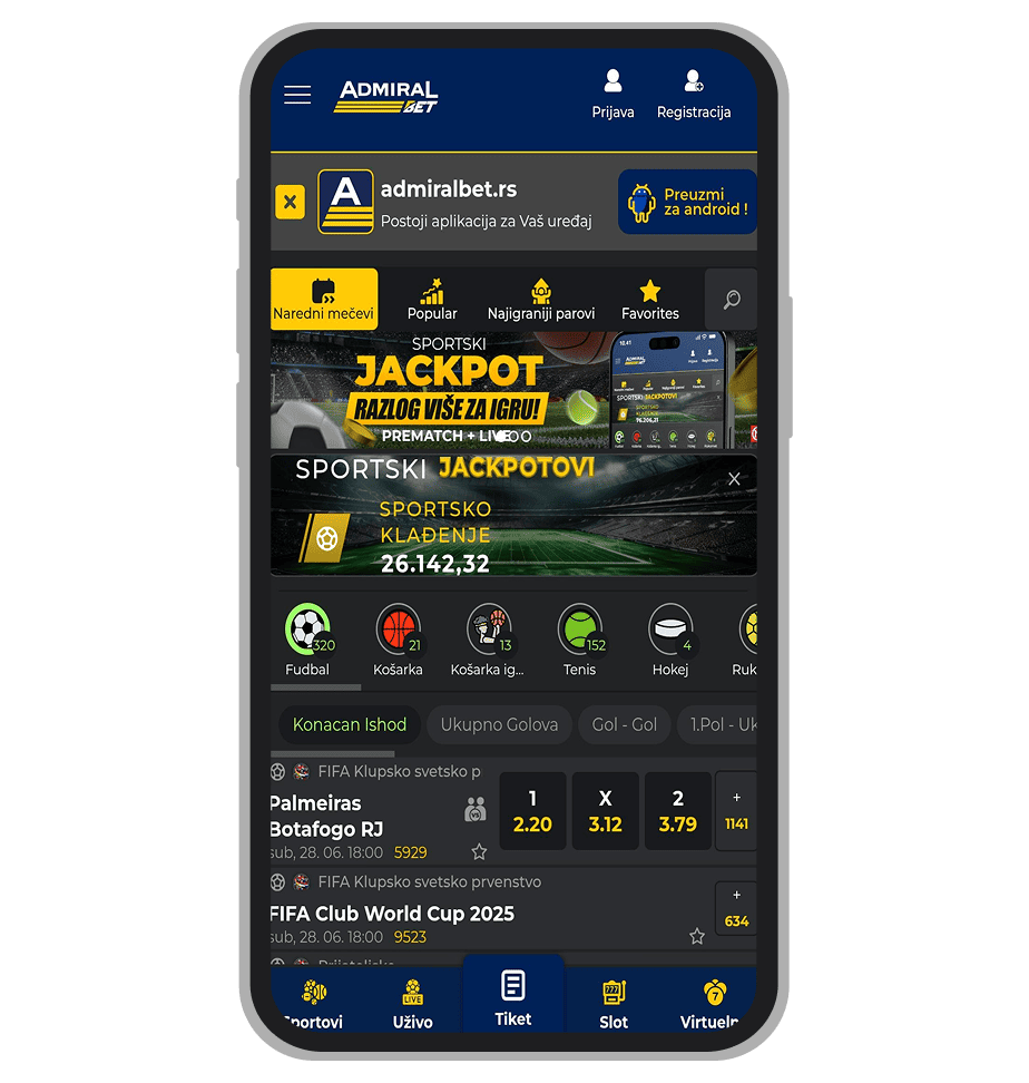 AdmiralBet preuzmi aplikaciju
