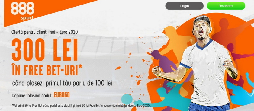 888 Sport are o noua oferta pentru clientii noi, 300 lei in Free Bet-uri